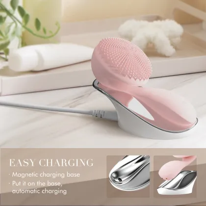 Ruyi Design Rotation Function Silicone Face Mask Brush Facial Pore Cleaner