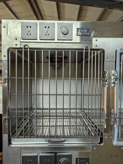 High-End Veterinary ICU Cage