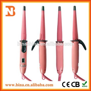 2015 New design ceramic infrared steam hair curler curling iron as seen on tv
