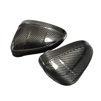 BC Replacement Dry Carbon Fiber Side Mirror Set for Audi Models 2017-2023