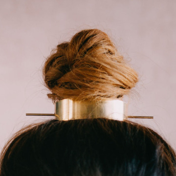 Top Knot Crown Hair Pin 2020 Original Top Bun Holder Gold Metal Hair Stick For Women New Hair Accessories Femme Bun Cuff Cage