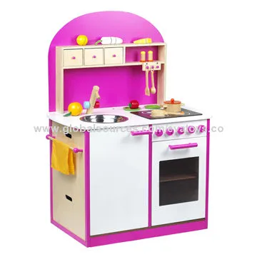 Lovely wooden kitchen for kids W10C065