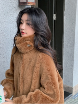 New fur coat female