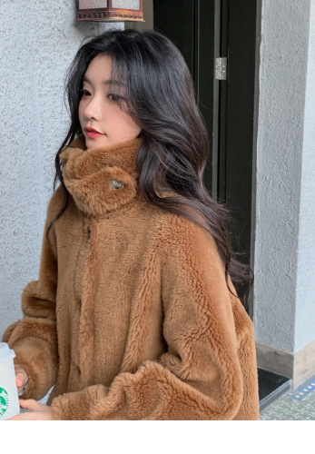 New fur coat female