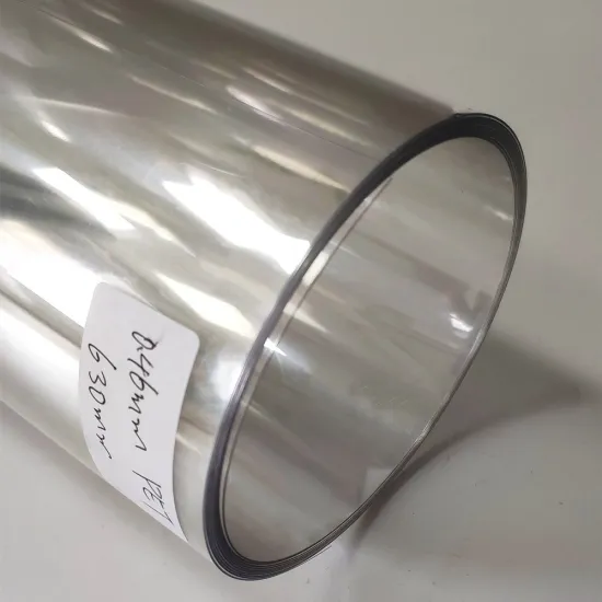 Transparent PET Rigid sheet roll for Smart Cards