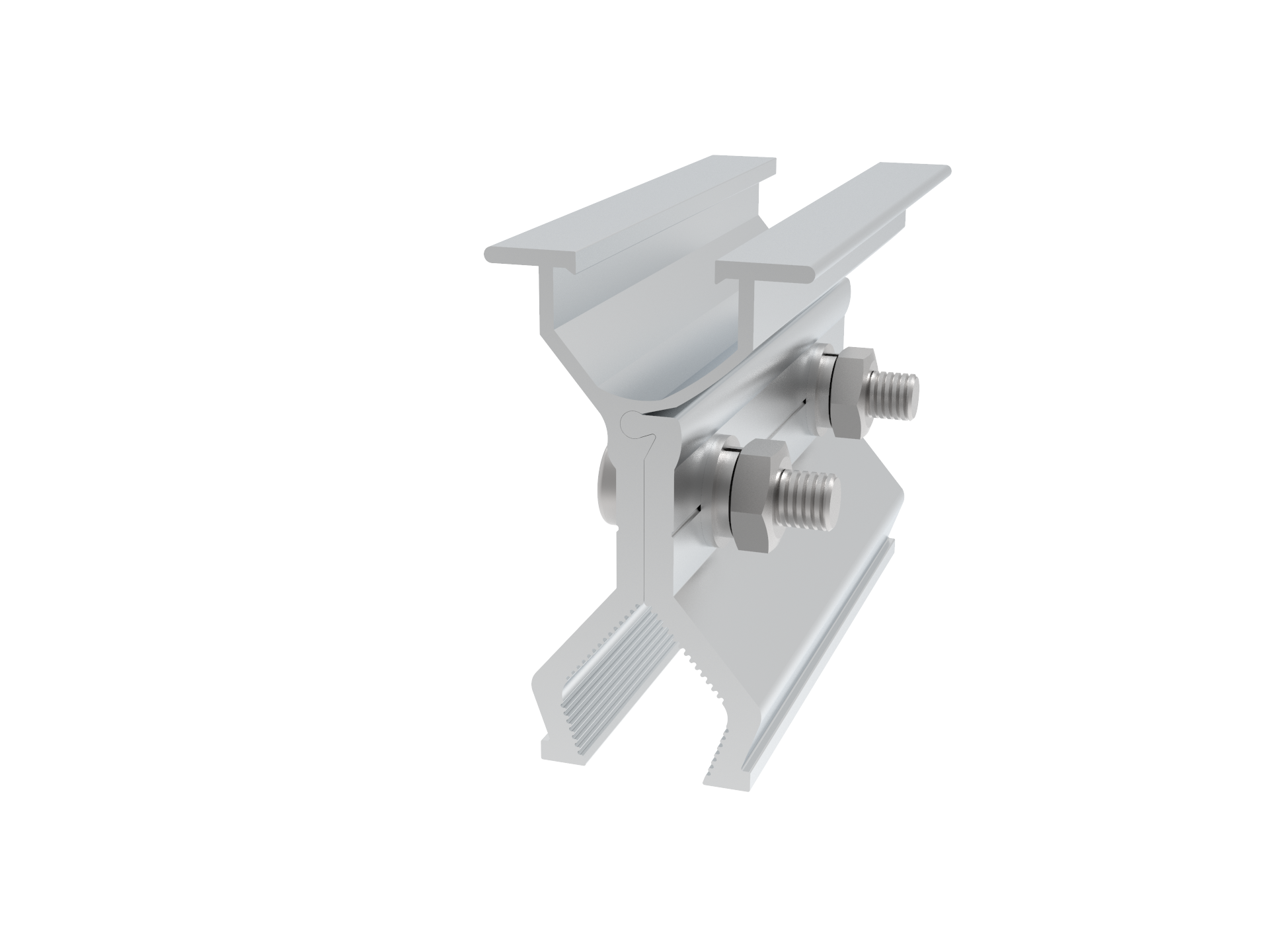 No Rail Fixture Steel Tile Roof Clamp