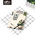 Custom creative simple life style cute A5 clipboard binding loose leaf notebook hardcover diary