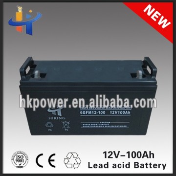 12V100Ah johnlite sealed rechargeable lead acid battery