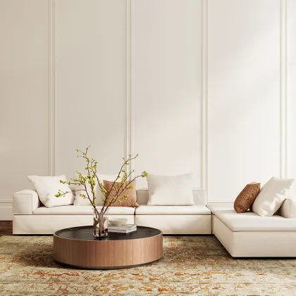 Bass Modular Sofa with Wood Stick