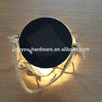 led solar garden light glass bottle