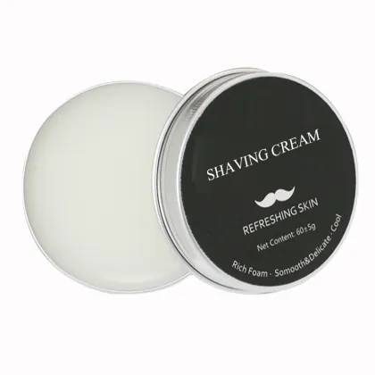 Moisturizing Peppermint Balm Shaving Cream - Bulk Smoothing Beard Care for Men