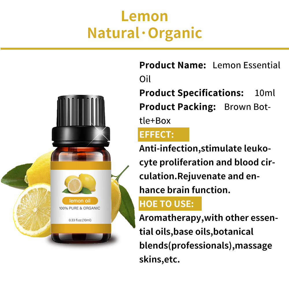 Cold pressed Therapeutic grade Lemon essential oil