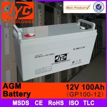 Excellent capacity Performance agm battery 12v 100ah