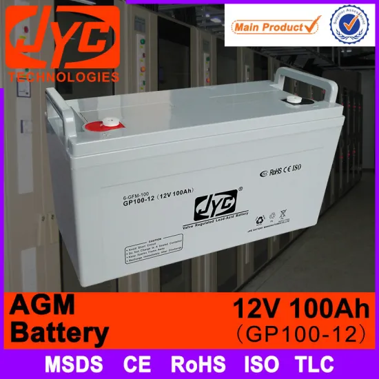 Excellent capacity Performance agm battery 12v 100ah