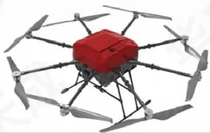 Oil-electric hybrid UAV Y140