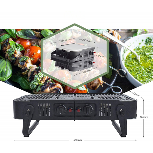 Parrilla plegable de camping para cocinar