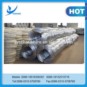 Electro/Hot Dipped Galvanized iron Wire/gi wire/china manufactory
