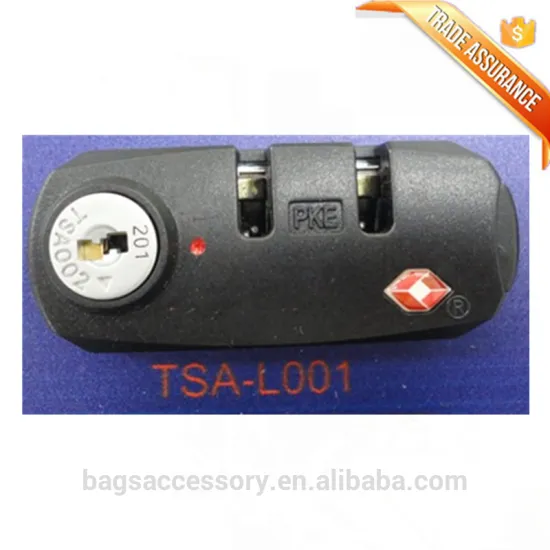3 Dials Plastic Travel Luggage Combination TSA Lock