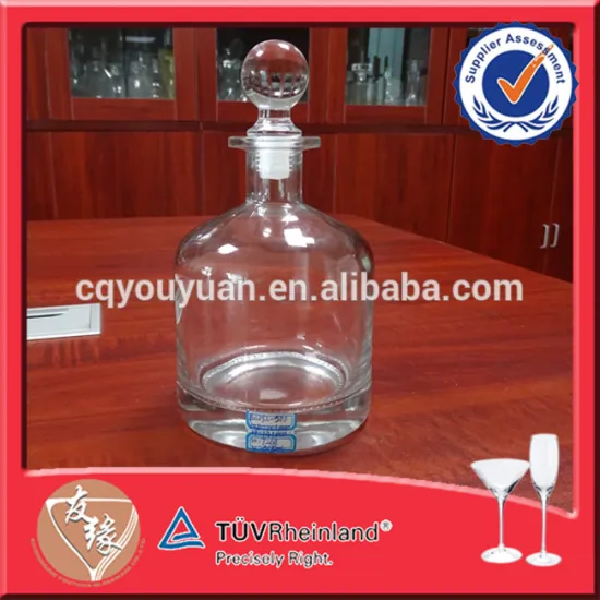 Round Cork High End Wine Bottle 500ML Wine Bottles Weight