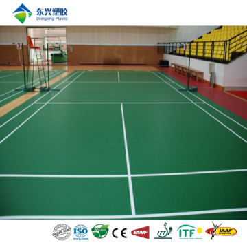 Top Rated BWF Approve Portable Synthetic Badminton Court Flooring