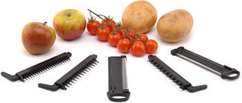 5 Sharp - Blade Cutters Abs Mandolin Vegetable Slicer Equipment For Making Waffle - Chips