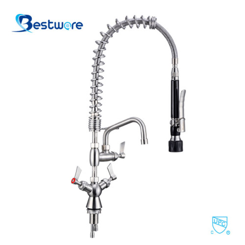 Commercial Stainless Steel Sink Dishwashing Faucet