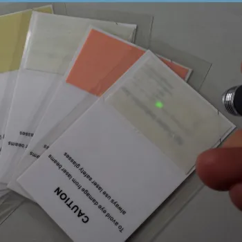Infrared IR Laser Detection Card 800-10000nm (0.8-10um), Double Frequency Card