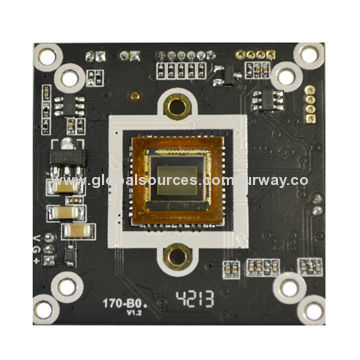 Board Camera, 1/3-inch Aptina CMOS, 1,200 TVL, 8520 + 0130, Sized 38 x 38mm, 0.01 Lux