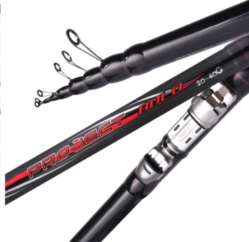 Carbon Bolognese Telescopic Fishing Rod - 3.8m to 6.0m, 20-40g