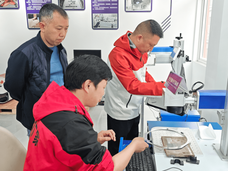 Long-term steel ring marking project – High-efficiency fiber laser marking solution