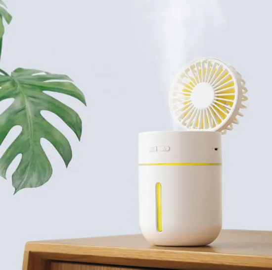 Rechargeable Car Cute Humidifier Folding Battery Fan