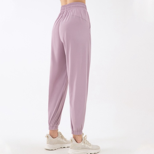 Pantaloni da jogging solidi da donna casual larghi sportivi