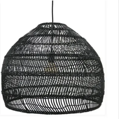 Стильный потолочный свет ротана с черной рамой