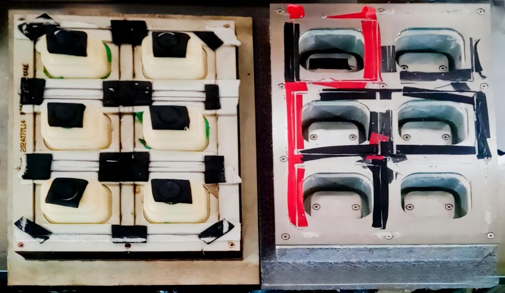 Customized die cutting mold for pulp products