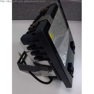 LED flood light, 3-year limited system warranty standard.