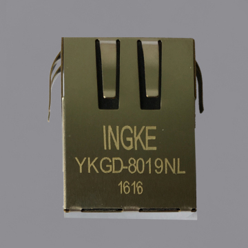 Ingke YKGD-8019NL 100% cross HFJ11-1G04E-L12RL Halo RJ45 Magjack Connectors