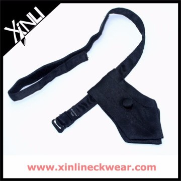 Polyester Woven Black Baby Clip on Bow Tie