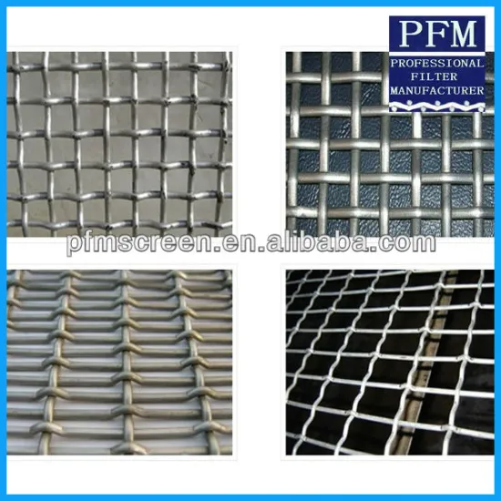 Stainless steel crimped wire mesh for animal husbandry