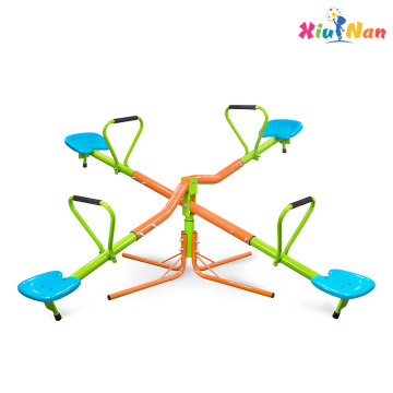 Kids 4 Seat Seesaw with Strong Frame