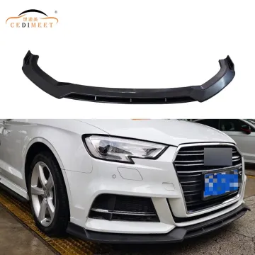 Front Bumper Guard Protector Spoiler Lip for Audi A3 2017-2020