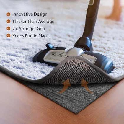 Extra Thick Felt Rug Gripper for Non-Slip Runner Rugs on Hardwood Floors