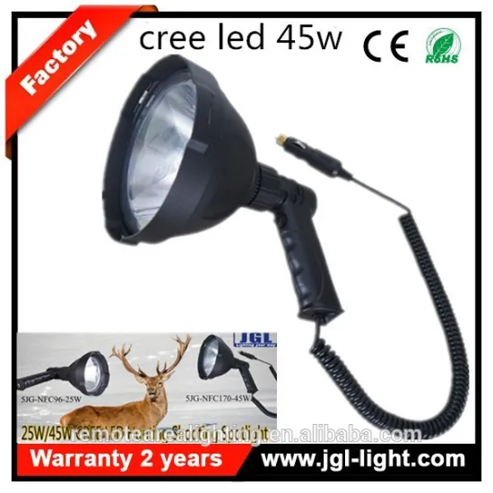 portable field lighting Handheld Rechargeable Led 45w hunting light