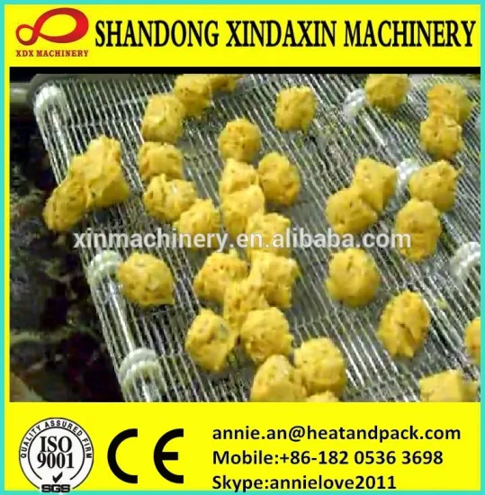 falafel continuous fryer using gas