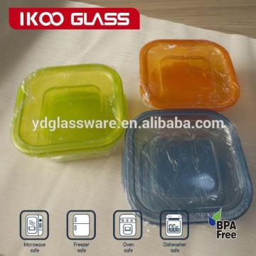 High quality Airtight glass jars /glass container with lid