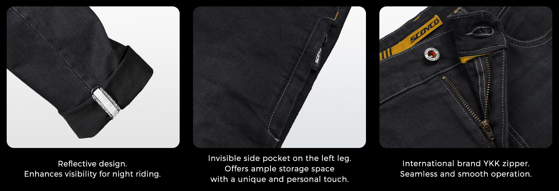 casual motorcycle jeans