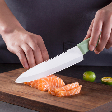 Dao cá bằng gốm với vỏ bọc - sashimi và dụng cụ filleting