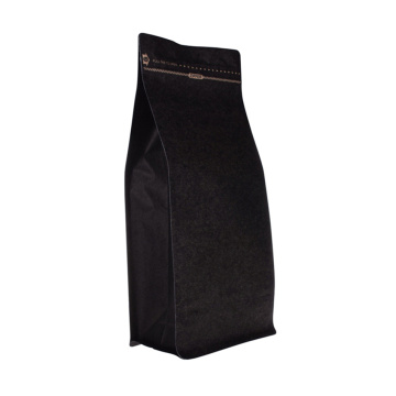 Sac à café noir mat kraft 1lb