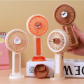 Ventilador recarregável portátil de desenho animado