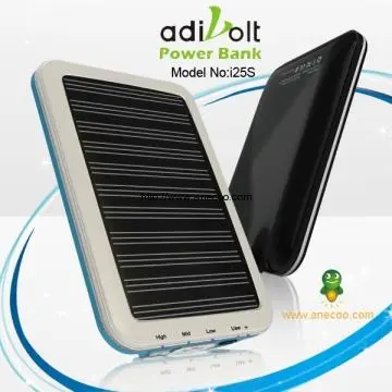 2500mAh Portable Solar aa Battery Mobile Phone Charger