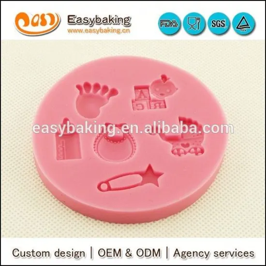 Custom Baby Silicone Fondant Mold For Cake Decorating Gumpaste Sugarcraft